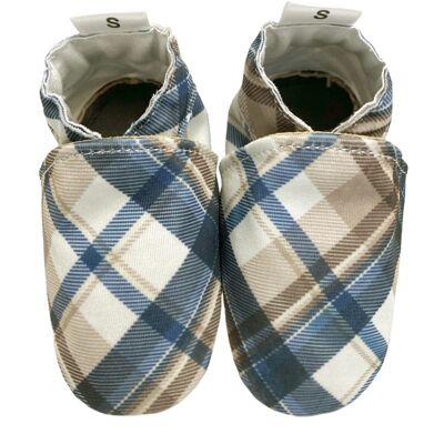 Babyslofjes Vegan Tartan Scotland XL (EUR 24/25)