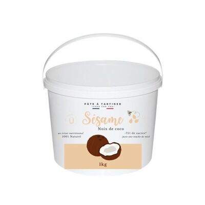 Sesame and coconut spreads - 1kg in recyclable PET