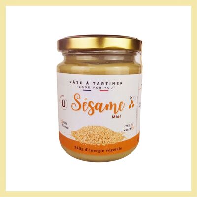 Golden sesame and honey spreads - 240g glass