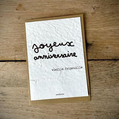 Carte à planter anniversaire