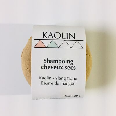 Shampoing solide pour cheveux secs à l'ylang ylang et beurre de mangue