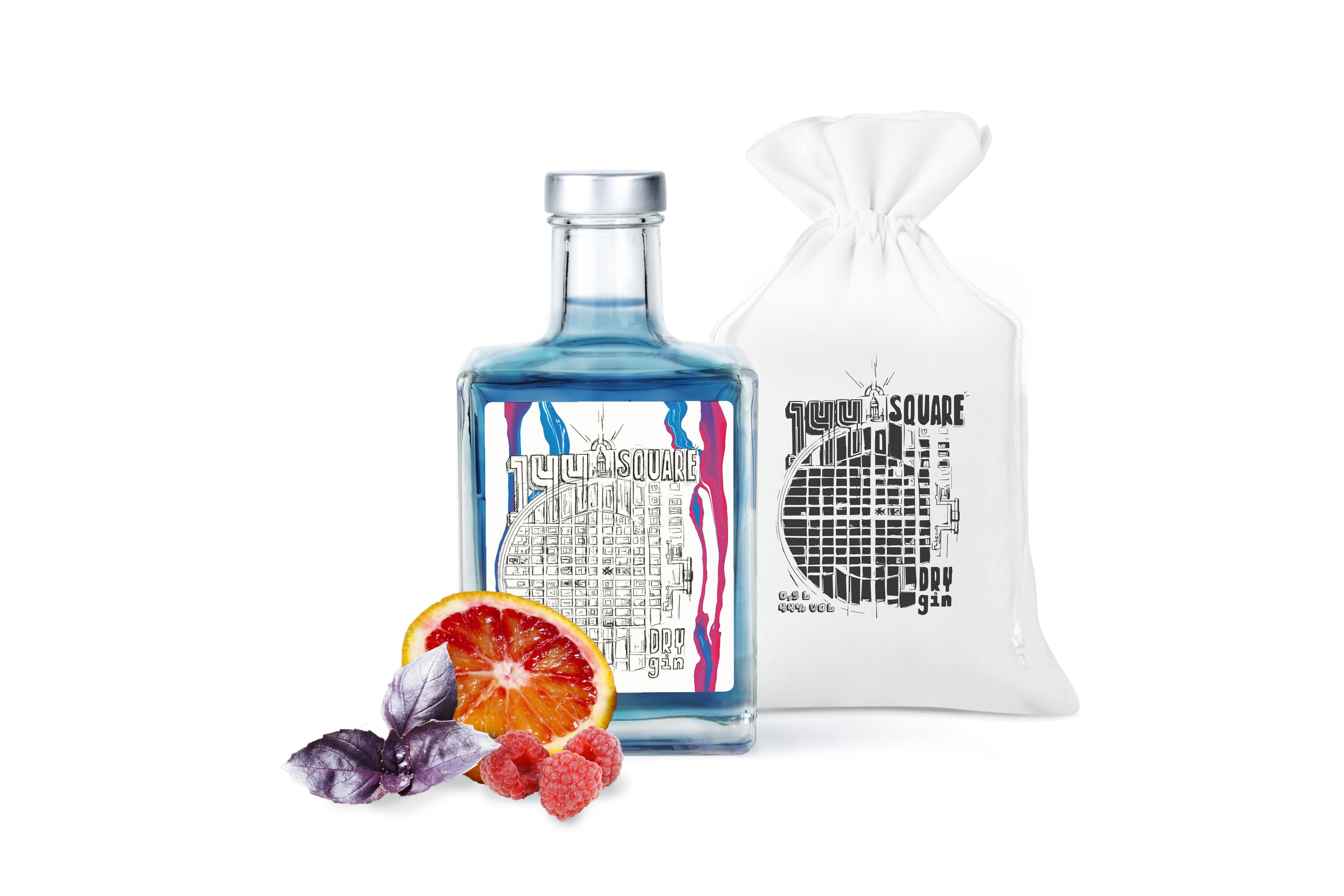 144 Square Gin, Magic Mannheim, 500ml, 44%