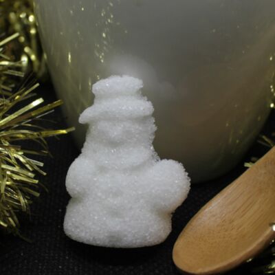 Weißer Schneemannzucker x 250 einzeln verpackte Zucker