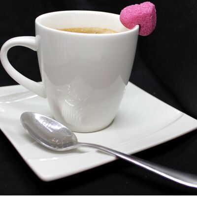 Azúcar de corazón de acróbata rosa x250