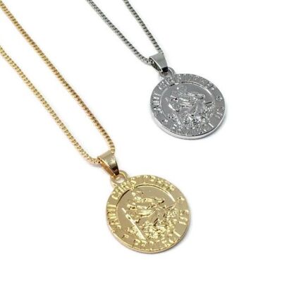 St Christopher Safe Travels Necklace