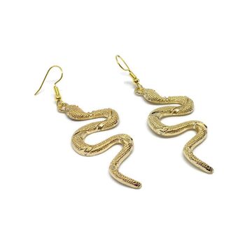 Ensemble collier et boucles d'oreilles serpent - Or - Collier 4