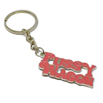 Pussy Wagon Keyring