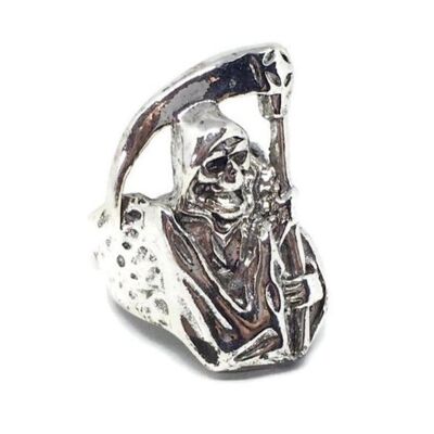 Grim Reaper Skeleton Ring