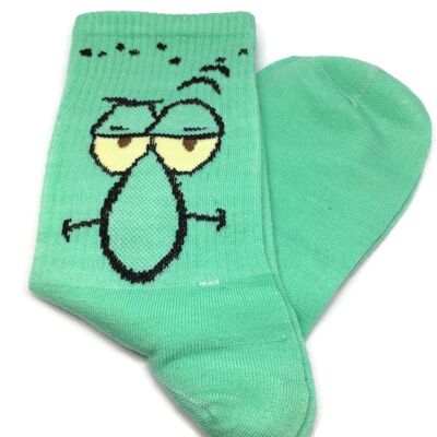 Spongebob Squarepants Cotton Socks - Squidward