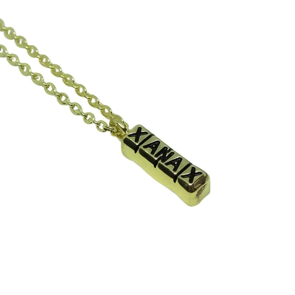 Gold deals xanax pendant