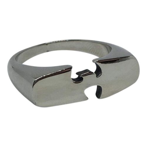 Wu Stainless Steel Ring - silver