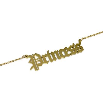 Old English 'Princess' Necklace - Gold