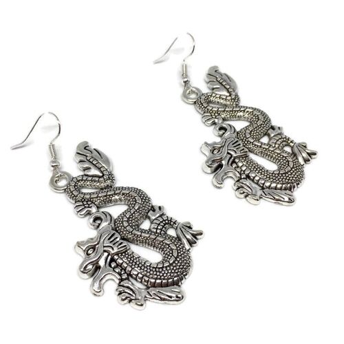 Year of the Dragon Necklace & Earrings - Earrings