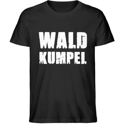 Der Wald Kumpel - Camiseta ecológica premium hombre - Negro