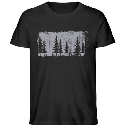 Dark Forest - Men's Premium Organic Shirt - Black