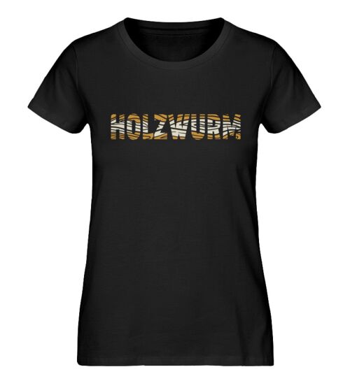 Holzwurm  - Damen Premium Organic Shirt - Black