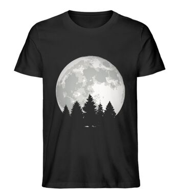 Moon Forest - Chemise bio Premium pour homme - Noir 1