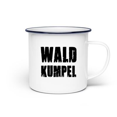 Der Wald Kumpel  - Emaille Tasse