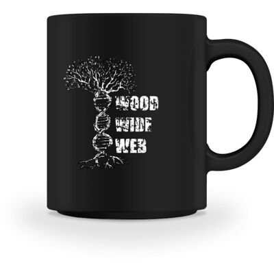 WOOD WIDE WEB  - Tasse - Black