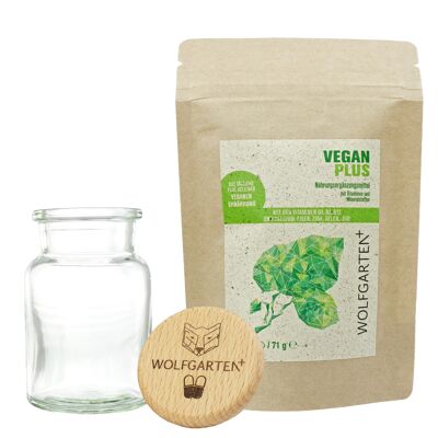 VEGAN PLUS WITH STORAGE JAR