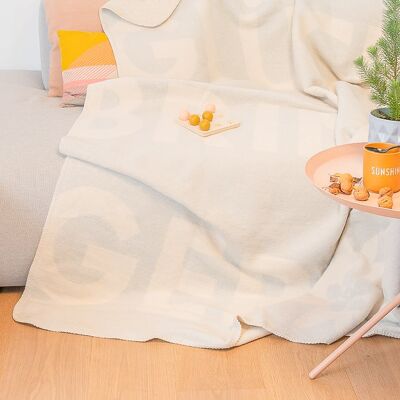 Lucky charm edelweiss blanket