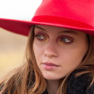 Red fedora