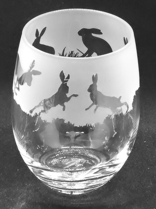 Hare Frieze Stenless Wine / Water Glass