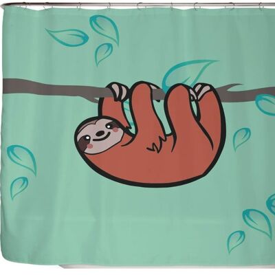 Shower curtain sloth 240x200