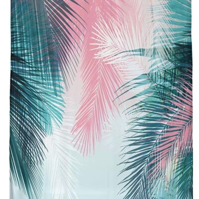 Rideau de douche feuilles de palmier 120x200