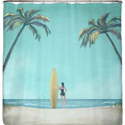 California Beach Shower Curtain 180x200