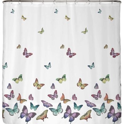 Shower curtain 200x220 butterflies