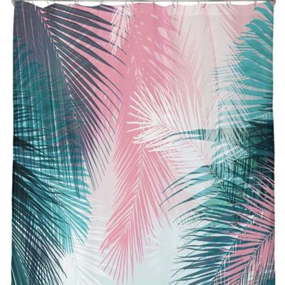Rideau de douche feuilles de palmier 120x180