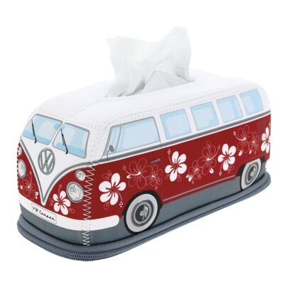 VOLKSWAGEN BUS VW T1 Kombi Borsa cosmetica in neoprene - Ibiskus/Rot