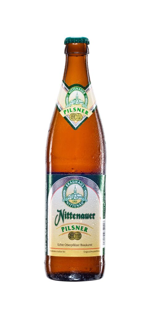 Nittenauer Pilsner - Herb, schlank, in der großen Flasche