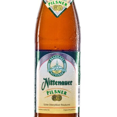 Nittenauer Pilsner - Hierba, delgada, en botella grande