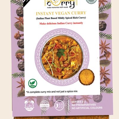 Mélange de curry végétalien instantané