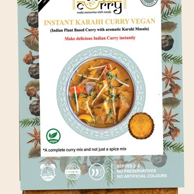 Curry karahi istantaneo vegano