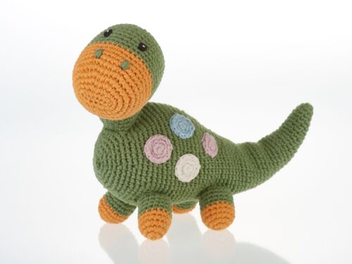 Baby Toy Dinosaur rattle – dippi – khaki