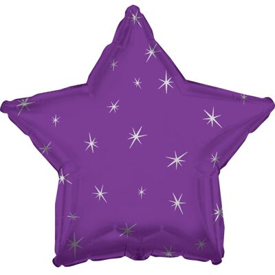 Traube Sparkle Star Folienballon