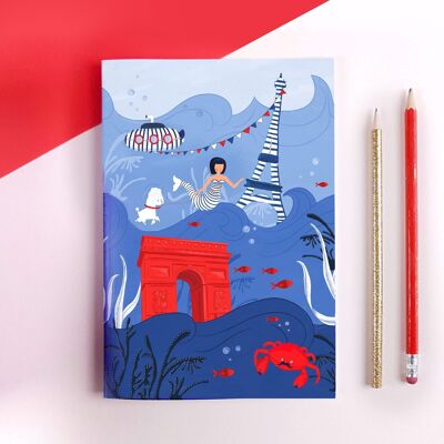 Notebook A5 - Paris aquatique