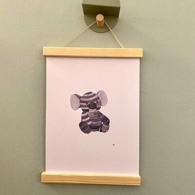 Children's poster koala with frame