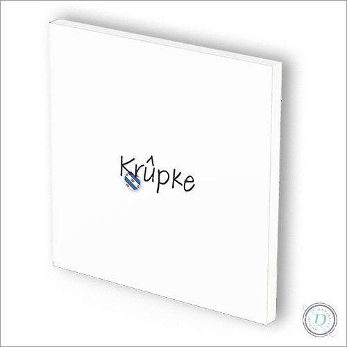Friese kaart | kaart & tegeltje ineen | 3 mm dik | forex | Krûpke (knuffel)