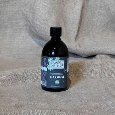 Organic Garrigue Liquid & Shower Soap • 500mL bottles