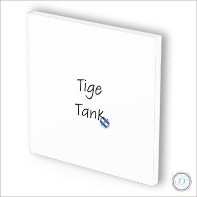 Friese kaart | kaart & tegeltje ineen | 3 mm dik | forex | Tige Tank (hartelijk dank)