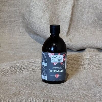 Jabón Líquido y de Ducha Sensual Patchouli Orgánico • Botellas de 500 ml