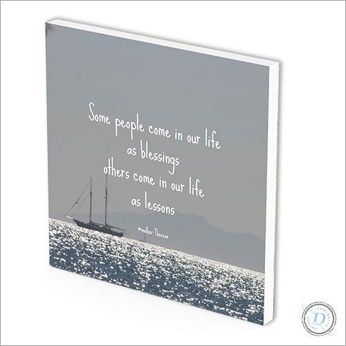 Kaart & tegeltje ineen | 3 mm dik | forex | "Some people come in our life as blessings…"