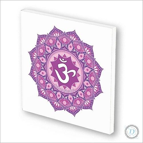 Kaart & tegeltje ineen | 3 mm dik | forex | Chakra violet