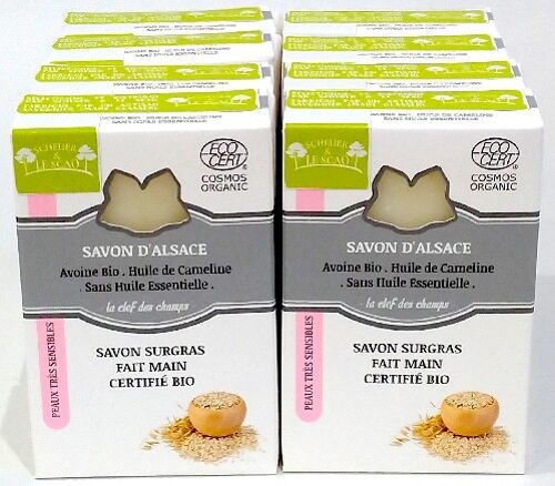 SAVON BEBE ET PEAUX TRES SENSIBLES BIO 100g