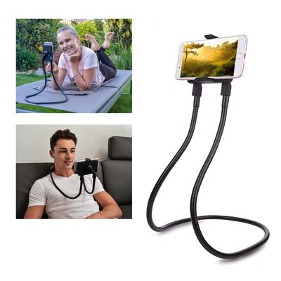 Flexible mobile phone holder