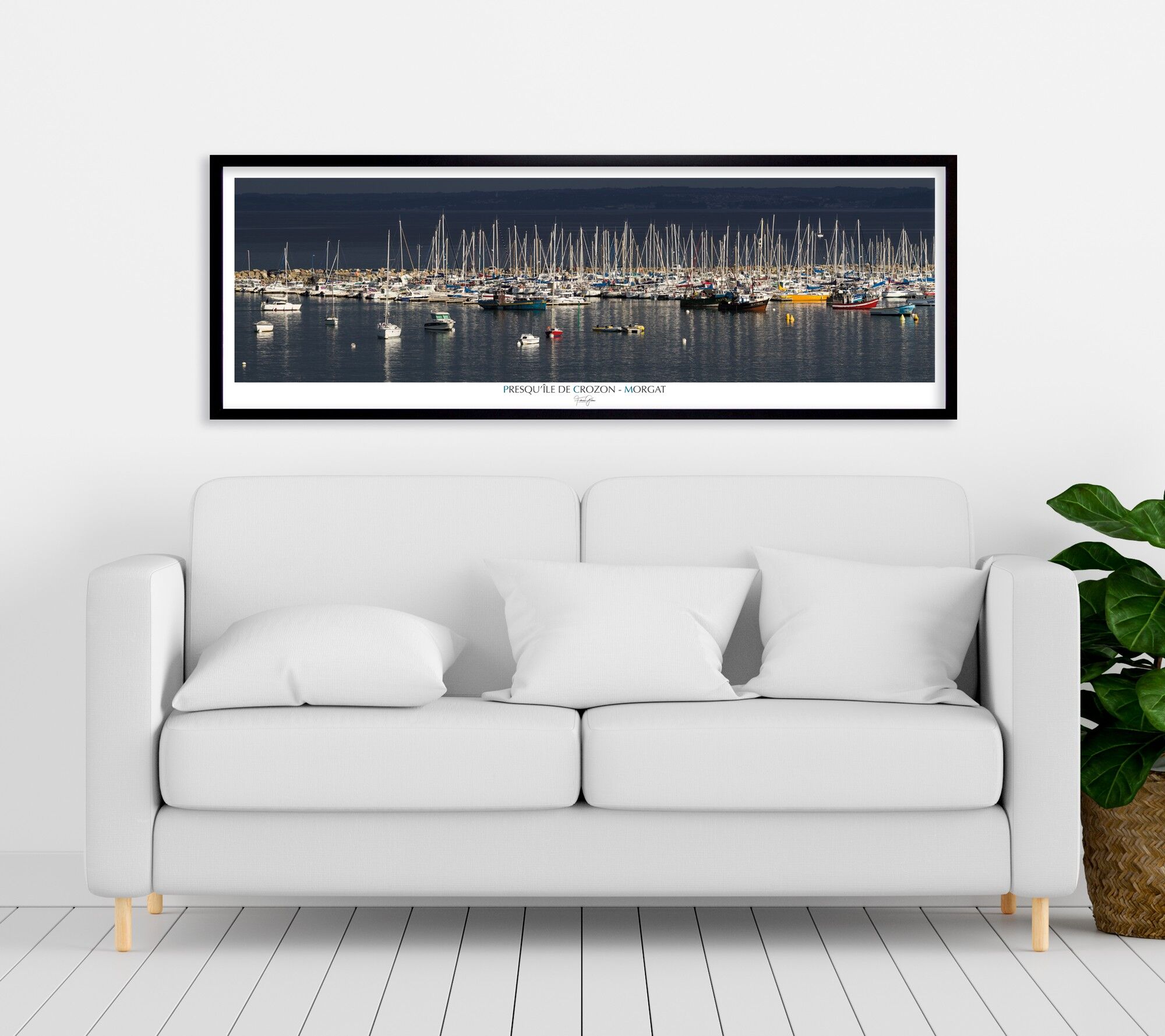 Poster 33 x 95 cm - Il porto di Morgat, Penisola di Crozon, Finistère